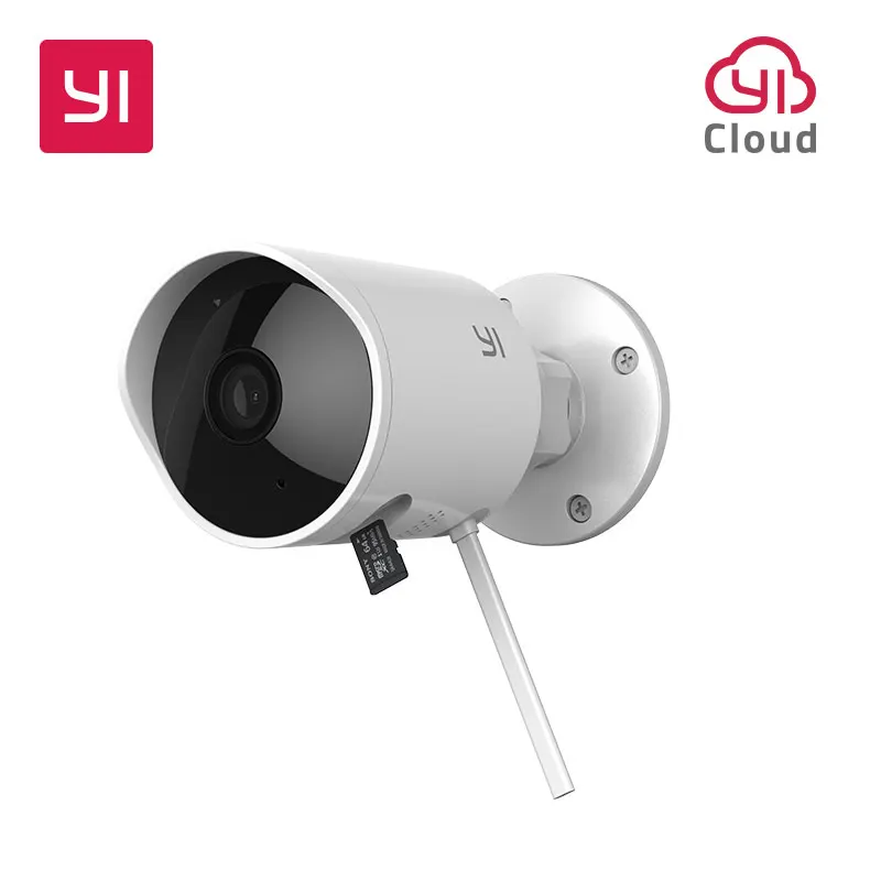 YI Outdoor Camera 1080P IP Security Cam Wireless IP Resolution Waterproof Night Vision Security Surveillance System