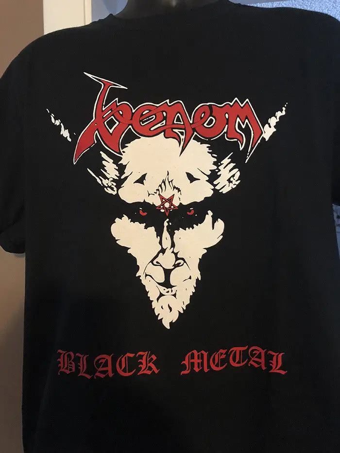 

Venom - Black Metal v2 T-shirt slayer thrash 100% Cotton T Shirt Brand Clothing Tops Tees Men Short Sleeve Tee
