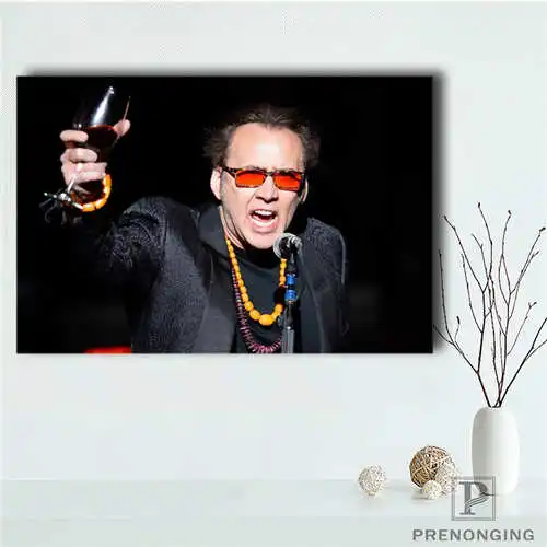 Изготовленный На Заказ nicolas cage (1) @ Печатный постер ткань стены искусства картины