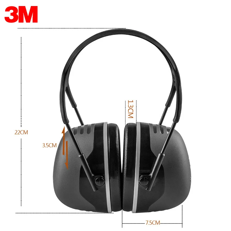 3 м X5A наушники удобные Звукоизолирующие наушники Профессиональный анти-шум Слуха Протектор для водителей, а также работников KU015