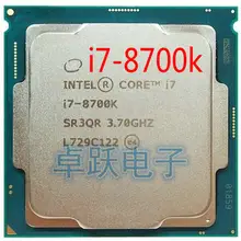 Процессор Intel Core 8 серии I7 8700K I7-8700K процессор LGA 1151-land FC-LGA 14 нанометров шестиядерный процессор
