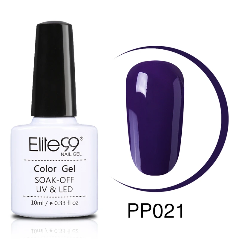 Elite99 гель-лаки фиолетовый синий цвет набор гель-лаков для ногтей замачивается наращивание ногтей УФ и светодиодный светильник для маникюра дизайн ногтей - Цвет: PP021