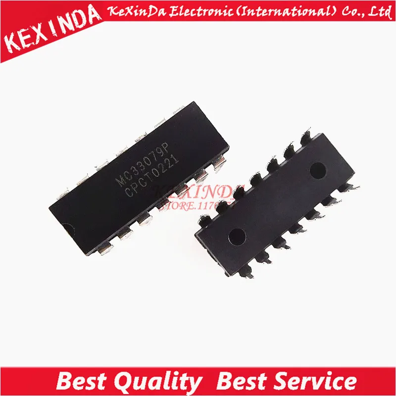 MC33079P MC33079 OPAMP GP 16MHZ DIP-14 IC New original 10pcs/lot Free shipping | Электронные компоненты и