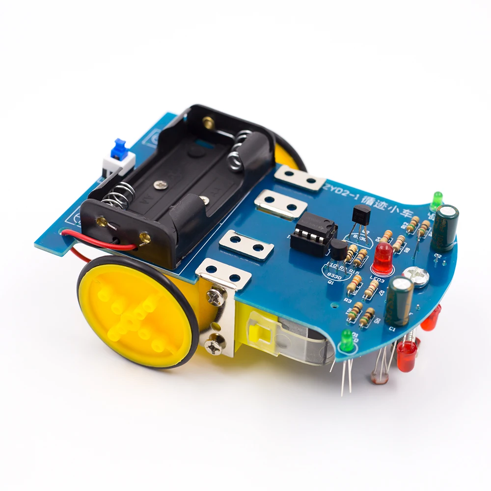 Умный трекинг робот автомобиль DIY паяльный проект комплект с двигателем