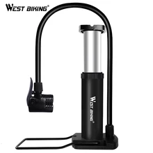 WEST BIKING Bicycle Pump 100 PSI Aluminum Alloy Road MTB Mountain Mini Foot Bike Pump Presta/Schrader Valve Bicycle Tire Pumps WEST BIKING Bicycle Pump 100 PSI Aluminum Alloy Road MTB Mountain Mini Foot Bike Pump Presta/Schrader Valve Bicycle Tire Pumps