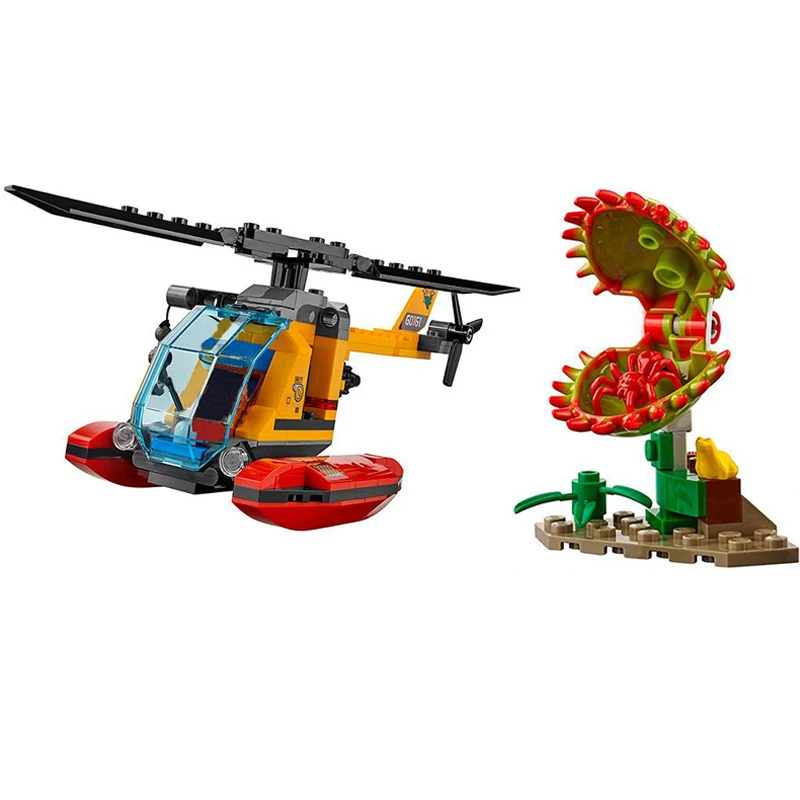 Lepin-02061-City-Series-Exploration-of-Jungle-Building-Blocks-Set-60161-Educational-Toys-For-Children-Christmas (3)