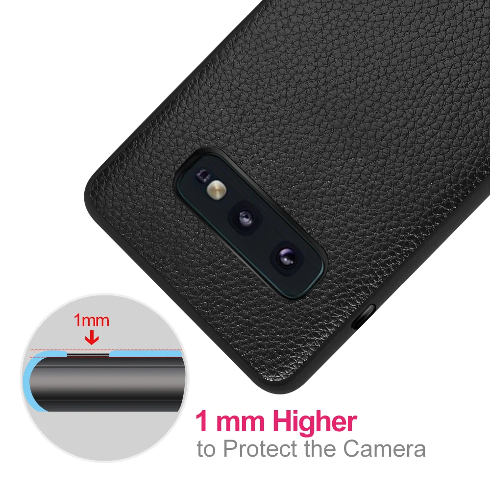 Чехол для samsung Galaxy S10E, чехол для S10 Lite, чехол для S10 E, чехол из искусственной кожи, задняя крышка из ТПУ