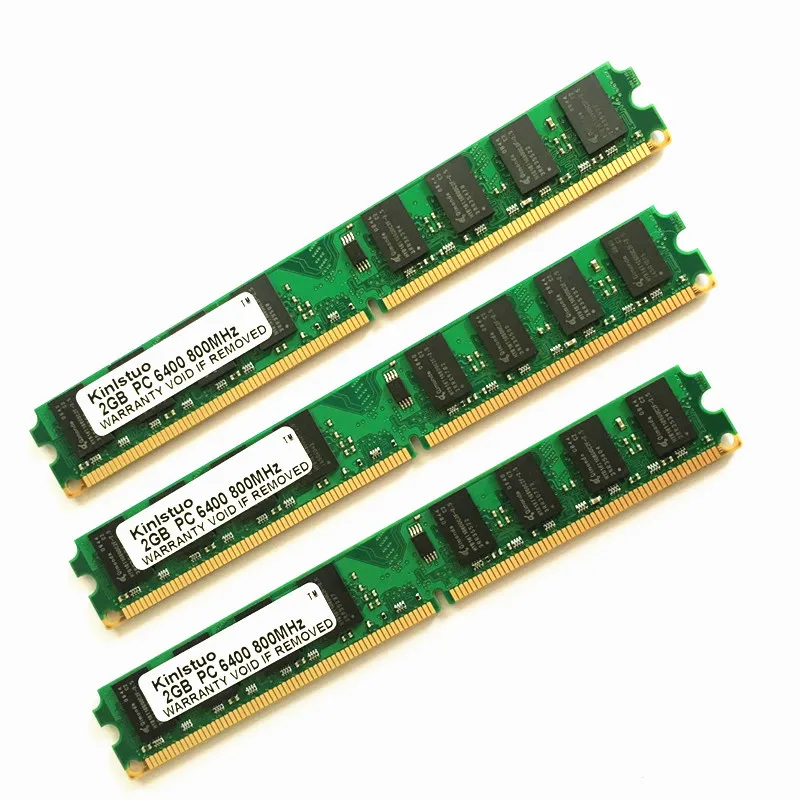 Kinlstuo DDR2 Ram 2GB 800 667 533MHz 240Pin non-ECC настольная Память Dimm Новинка