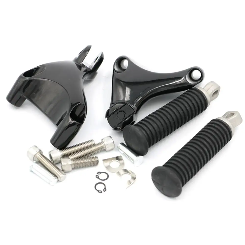 Beifahrerfu/ß-Pedal hinten Motorrad Beifahrer hinten Fu/ßrasten f/ür 883 1200 XL Sportster 04-13