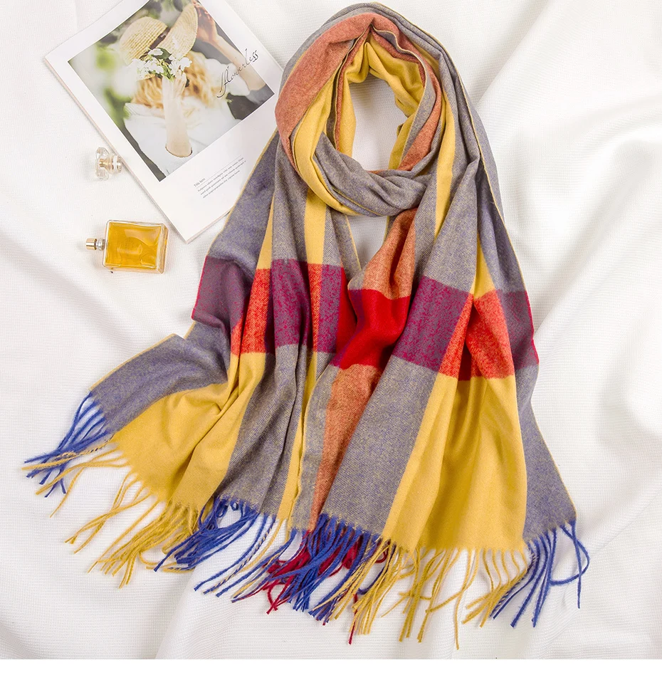 Кашемировый шарф, женский платок, хиджаб, Женская бандана, труба, Sjaals Voor Dames, шерстяное пончо, женский шарф для дам