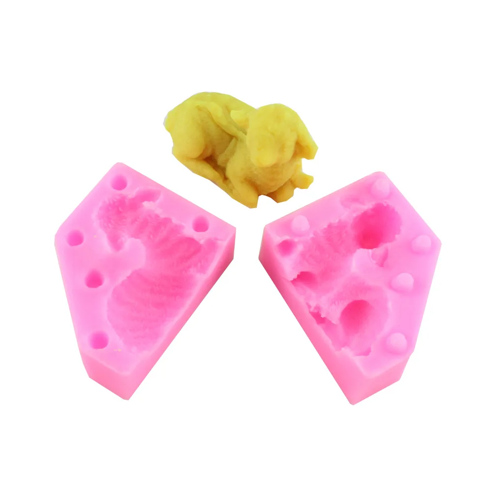 Собака ручной силиконовые Формы для мыла 3D DIY Мыло формы для Мыло Изготовление свечей DIY подарок для друзей