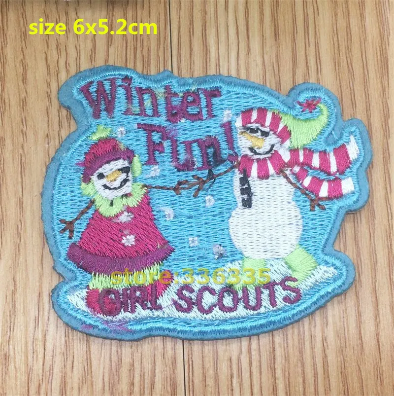 New arrival 10 pcs Girl Scouts embroidered Iron On Patches FJ garment