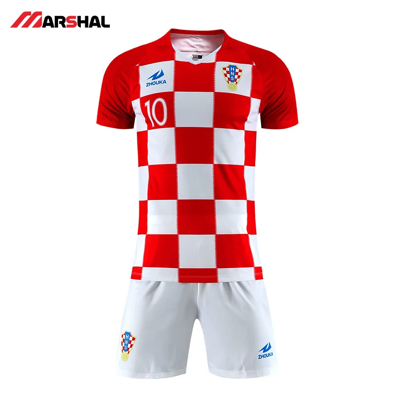 

Custom Plain Soccer Uniform FootBall Jerseys Made Your Team Design 100% Polyester Breathable Sublimation Maker Football Kits