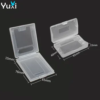 

YuXi 2PCS White Plastic Game Card Case Game Cartridge Cases Boxes for Nintendo Gameboy Advance Color For GBA GBC GBP