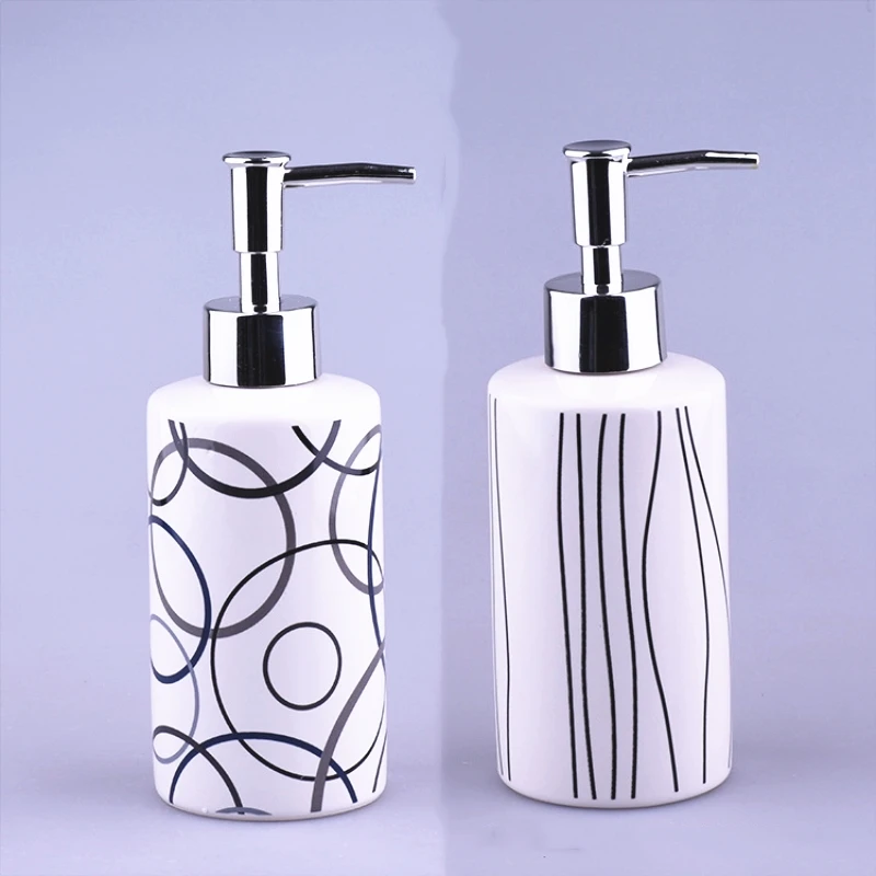 

1pc One-handed press soap Dispenser Pump shampoo lotion bottle separate Dispenser 300ml
