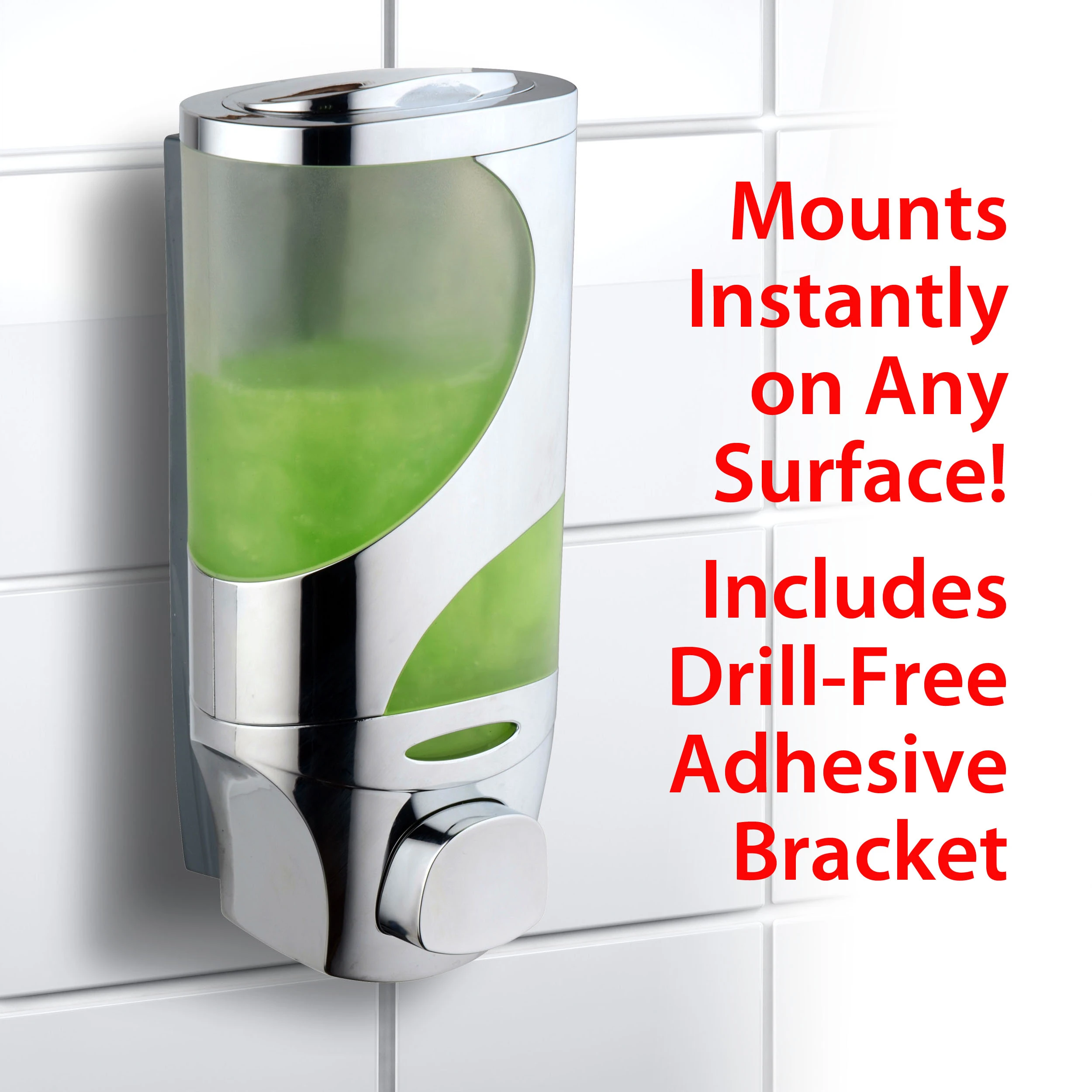 Hydroluxe 6 Inch High-Pressure Shower Head and FREE Soap Dispenser (5)