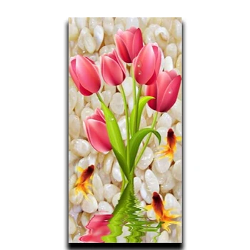 

Diamond flowers diamond embroidery diy diamond paint 3d square diamond mosaic crafts embroidery bead full pebbles