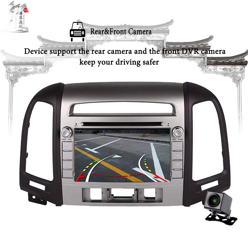 Cheap 7 Inch Car Multimedia player Auto DVD android 9.0 4G+64G For HYUNDAI/SANTAFE/SANTA FE 2006-12 Radio 8Core 3/4G FM GPS Navigation 3 Cheap 7 Inch Car Multimedia player Auto DVD android 9.0 4G+64G For HYUNDAI/SANTAFE/SANTA FE 2006-12 Radio 8Core 3/4G FM GPS Navigation 3