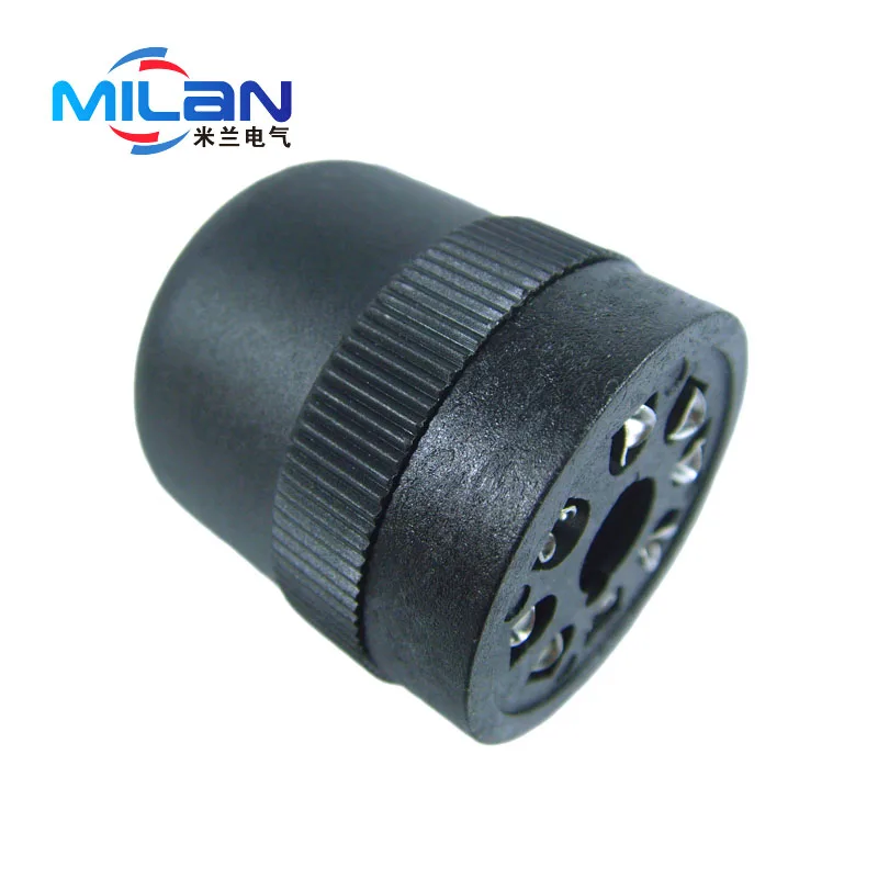 

1pcs US-08 8 Round Pin Power Relay Socket Base for ST3P DH48S JQX-10F AH3-3