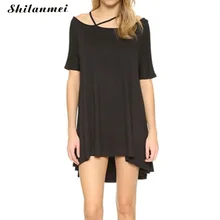 Camiseta vestido rockabilly otoño robe tunique femme hiver 2017 vestidos de playa negro vestido vintage mujer algodón vestido dentelle