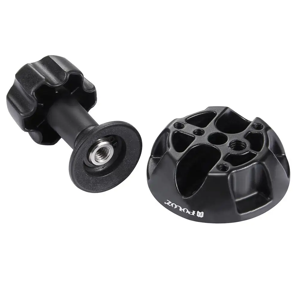Plana para Adaptador Parafusos para Fluido Cabeça do Tripé Tigela com 1 4 e 3 Puluz Semisphere Conversor Meia Bola - 8 Dslr Câmera Rig 75mm - Image 2