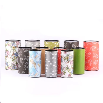 

Xin Jia Yi Packaging Printed Round Paper Box with Tin Lid Product Customized Different Color Gift Tube Package Wholesale Supplie