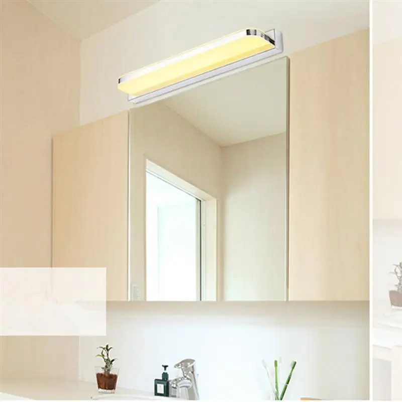 25 cm 3 w lampada specchio del bagno impermeabile minimalista luci led luce bianca calda