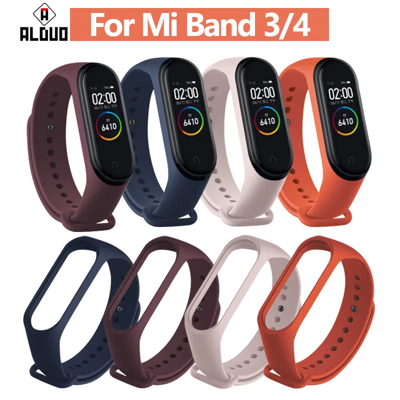 

Bracelet Straps for Xiaomi Mi Band 4 3 Sport Strap Watch Silicone Wrist Straps For Xiaomi Mi Band 3 4 Bracelet Miband 4 3 Strap