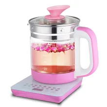 Здоровья горшок Автоматическая утолщение стекла Многофункциональный чай термостат Электрический чайник цветок здоровья