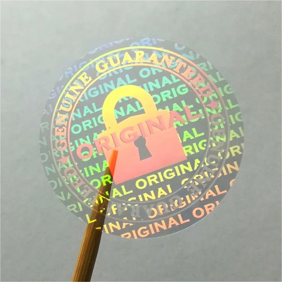 security sticker printing