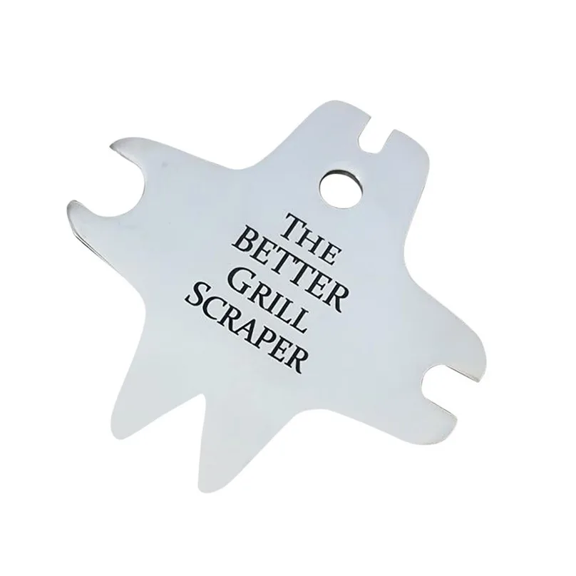 New 1PC Cleaning Blade Stainless Steel The Better Grill Scraper Barbecue Cleaning Tool Cleaning Blade BBQ Tools #3d12 (5)