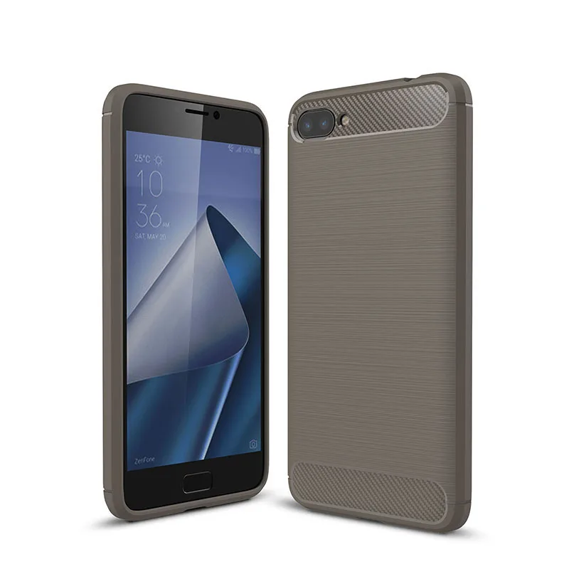 carbon fiber brushed silicone case asus zenfone 4 max (15)