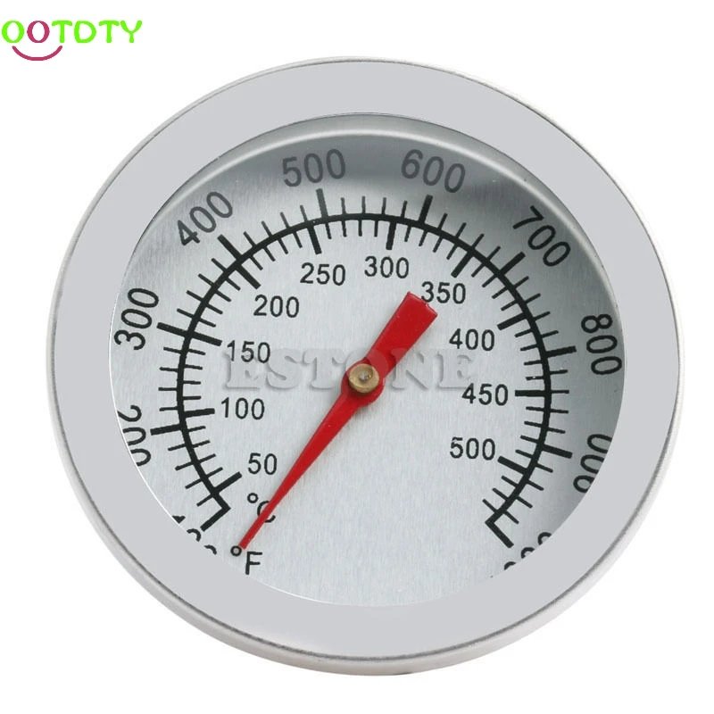 

50-500 degrees Celsius Barbecue BBQ Smoker Grill Stainless Steel Thermometer Temperature Gauge
