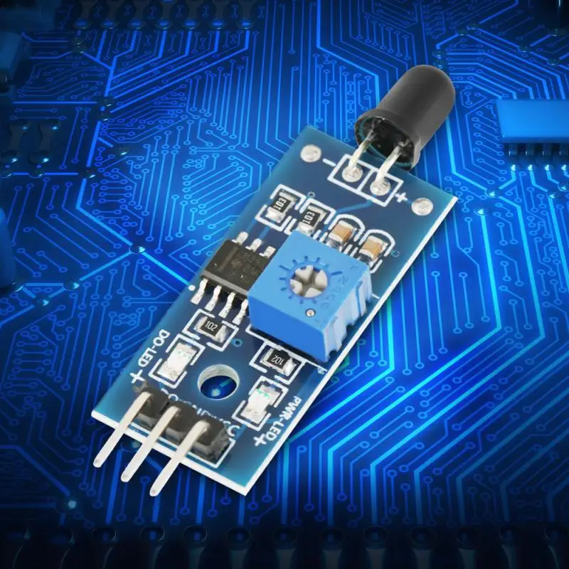 

5 pcs IR Flame Sensor Module Infrared Flame sensor Detector Smartsense For Detecting Flame Flame Detection Module