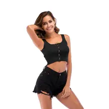 Women Sleeveless Deep Scoop Neck Crop Top Backless Ribbed Knitted Vertical Stripes Solid Color Camisole Vest Criss Cross Lace Up scoop neck criss cross back pencil dress