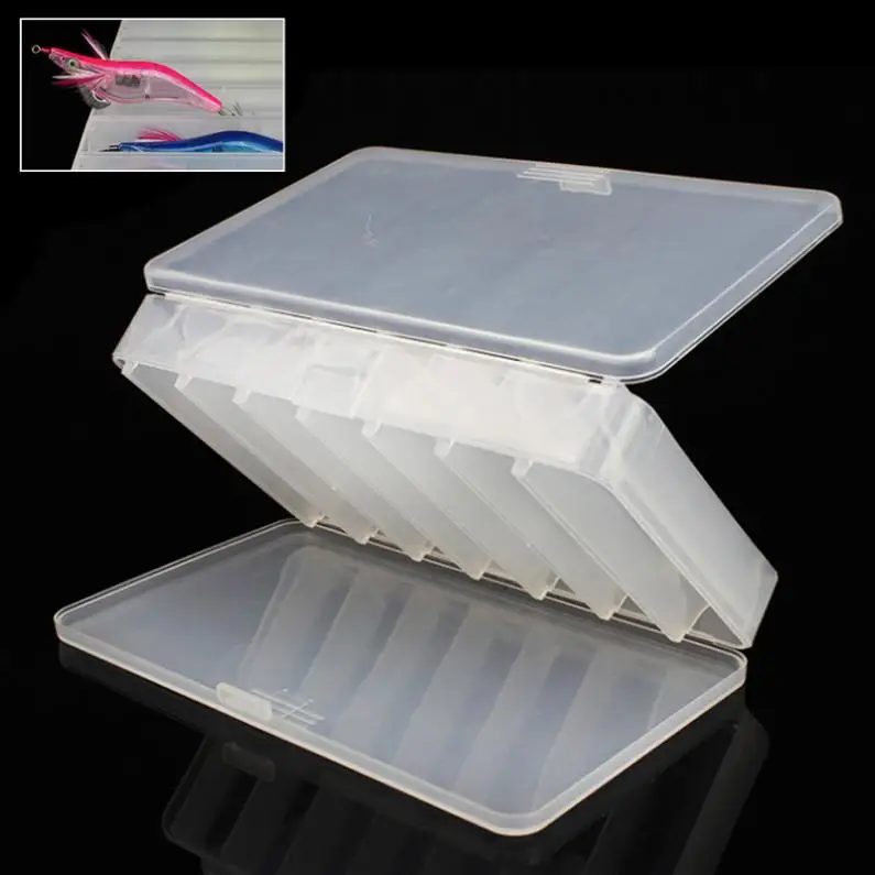 14 Compartments Fishing Lure Hooks Box Storage Case For Minnow Shrimp