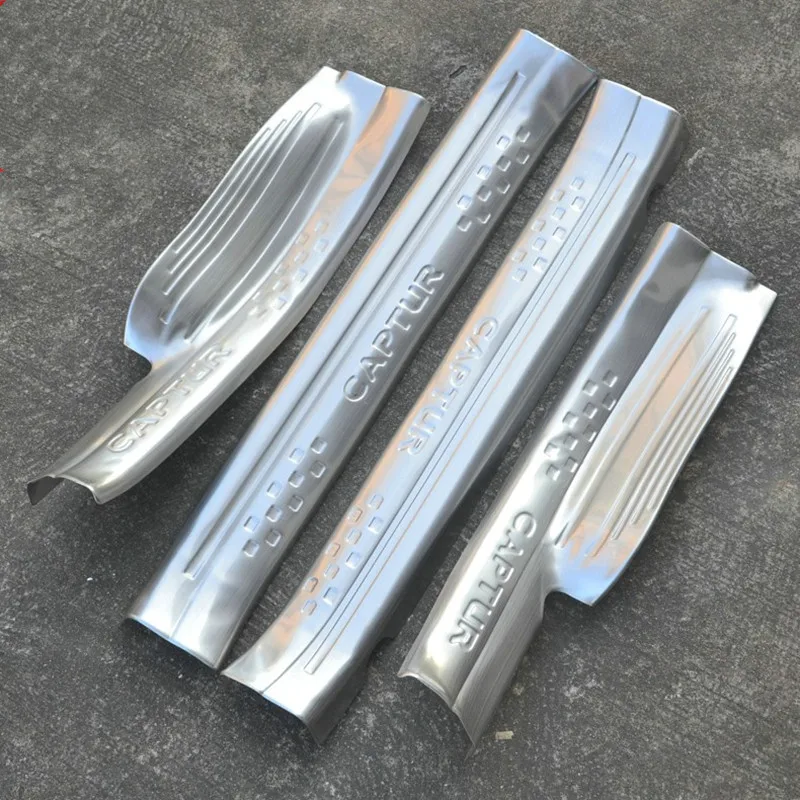 High grade stainless steel door frame recessed threshold 4 / set auto