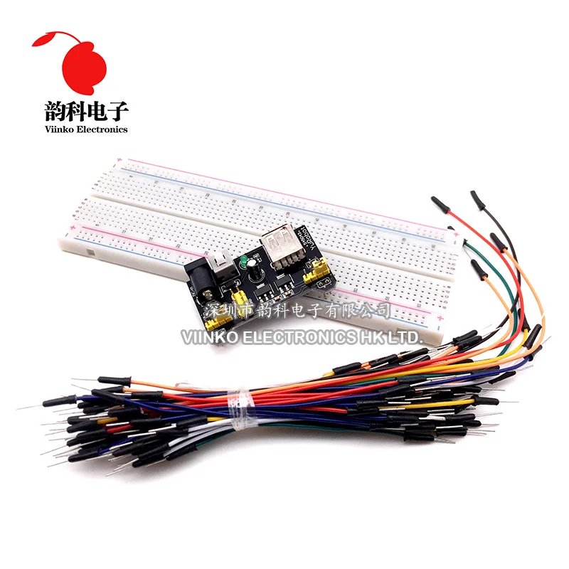 MB102 Макет силовой модуль + MB-102 830 точек Solderless Прототип хлебопечки комплект 65
