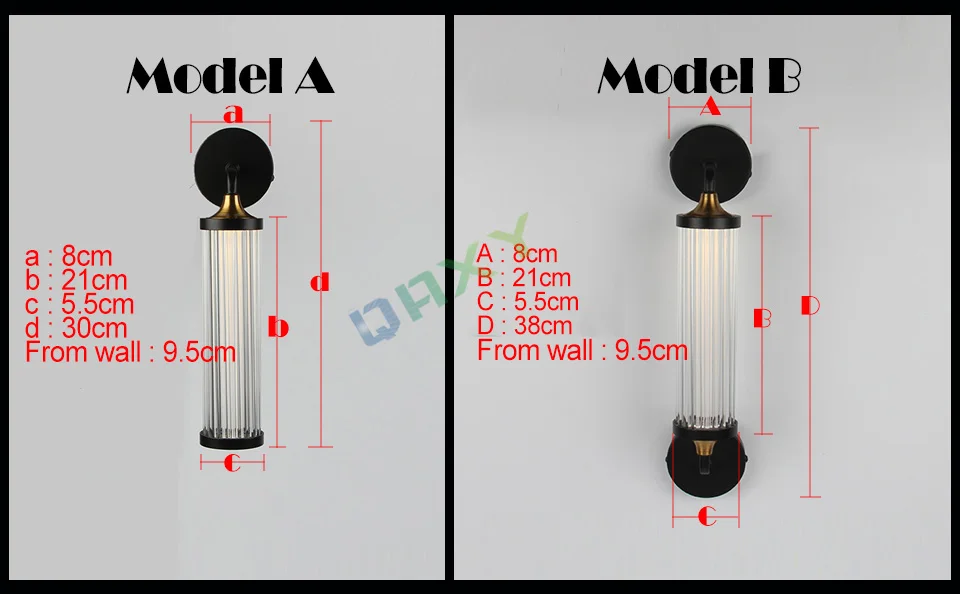 Новое поступление пост-современный стеклянный абажур настенный светильник/настенный светодиодный светильник прикроватная вешалка лампа для спальни прохода гостиной