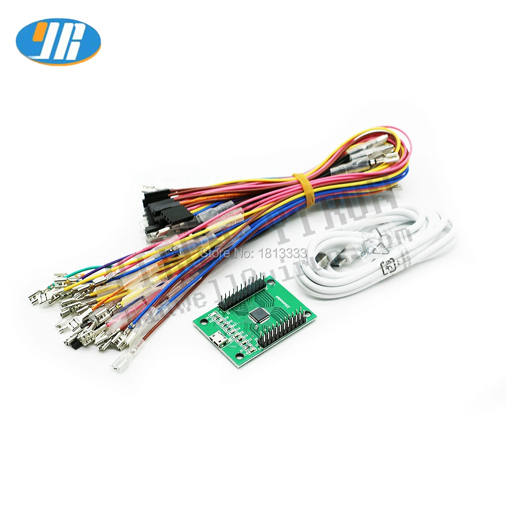 Сделай сам 2 игрока USB контроллер Jamma Arcade/Поддержка PS3 PC Raspberry Pi/аркадный джойстик