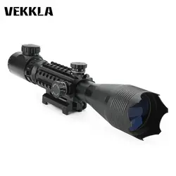 4-16x50 Охота Оптические Прицелы прицел тактический оптика Airsoft Air Пистолеты областей снайперский область W/Железнодорожный транспорт