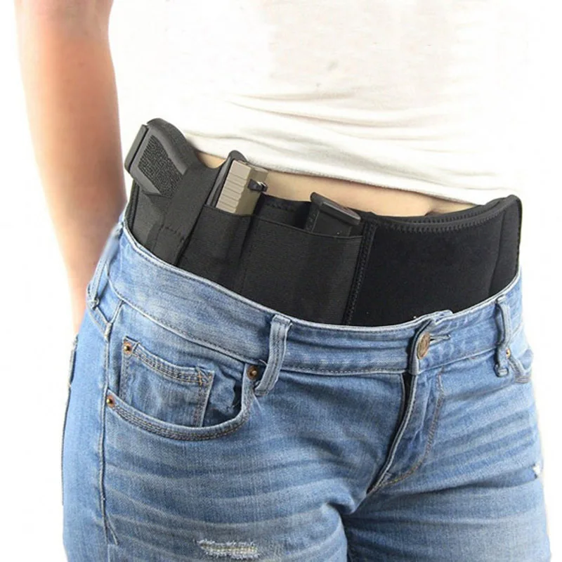 

Adjustable Tactical Compound Multi-function Belt Belt Elastic Waist Seal Invisible Pistol Cover Outdoor Sports Hunting A59
