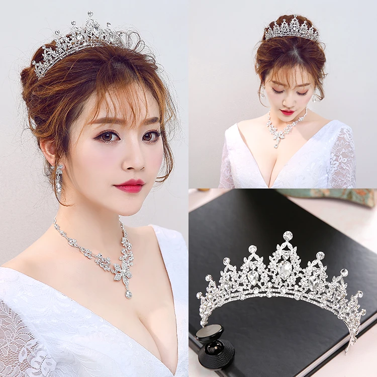 Novo Cabeca Bridal Joias de Casamento Acessorios Para o Cabelo perola Pentes Tiaras E Coroas Meninas Da Dama