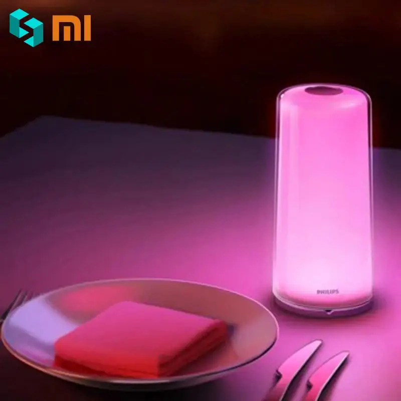 Оригинальная прикроватная лампа Xiaomi usb type C WiFi Bluetooth 100 240 V умная Ночная подсветка