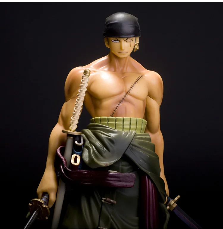 10" One Piece sexy Roronoa Zoro Swordsmen Article After 2 Years PVC