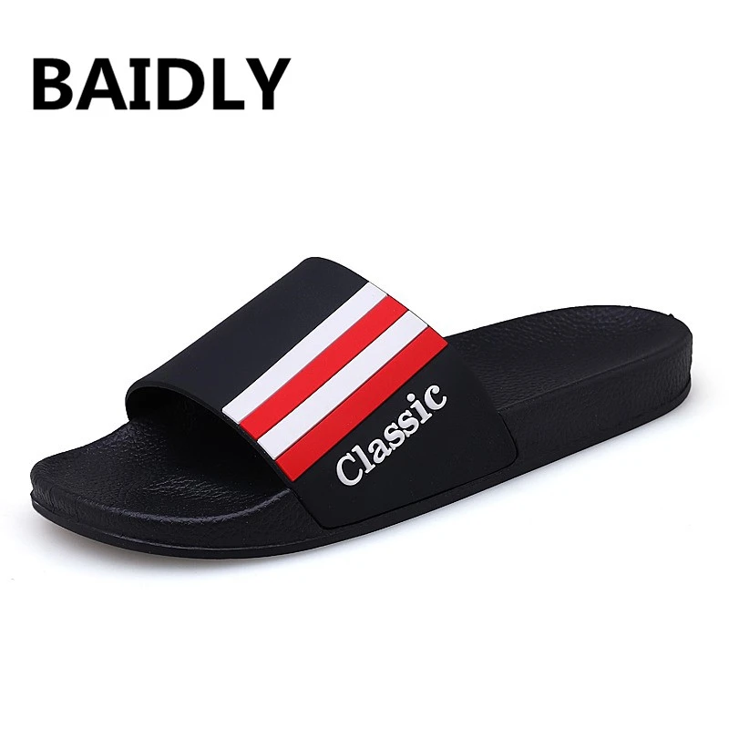 Mens Slippers Breathable Memory Foam 