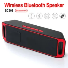 SC208 Support TF Card USB Disk FM Radio Column Stereo Subwoofer Bass Sound Speakers Bluetooth 4.0 Portable Wireless Speaker цена SC208 Support TF Card USB Disk FM Radio Column Stereo Subwoofer Bass Sound Speakers Bluetooth 4.0 Portable Wireless Speaker цены онлайн