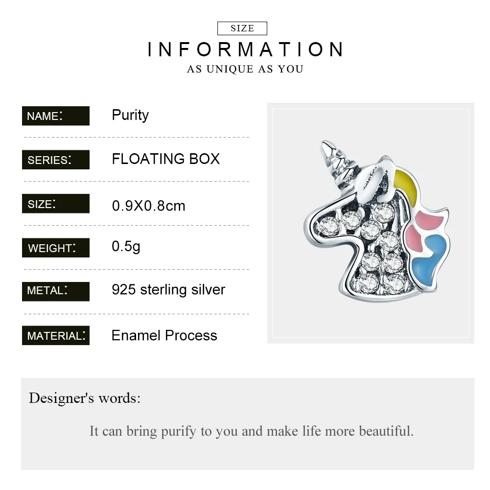 WOSTU New Style 925 Sterling Silver Licorne, Owl, Cat, Tree Of Life Petites Charm Fit Original Floating Necklace DIY Jewelry