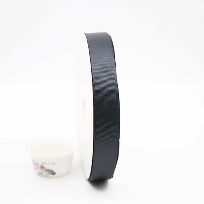 black Grosgrain Ribbon