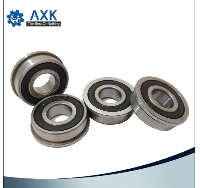 10pcs MF83-2RS Flanged Metal Rubber Sealed Ball Bearing MF83RS 3x8x3 mm